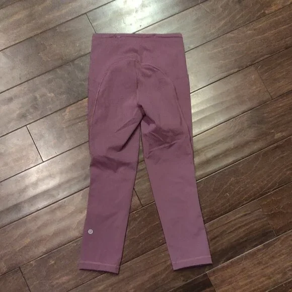 Lululemon Swift Speed 21" Crop Leggings In Vintage Plum Purple SIZE 2 - Picture 7 of 8